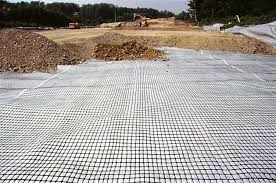 High Tensile Geogrid Composite with Geotextile