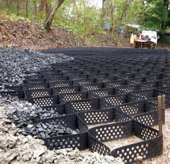 High Tensile Strength HDPE Geocell Soil Stabilization System